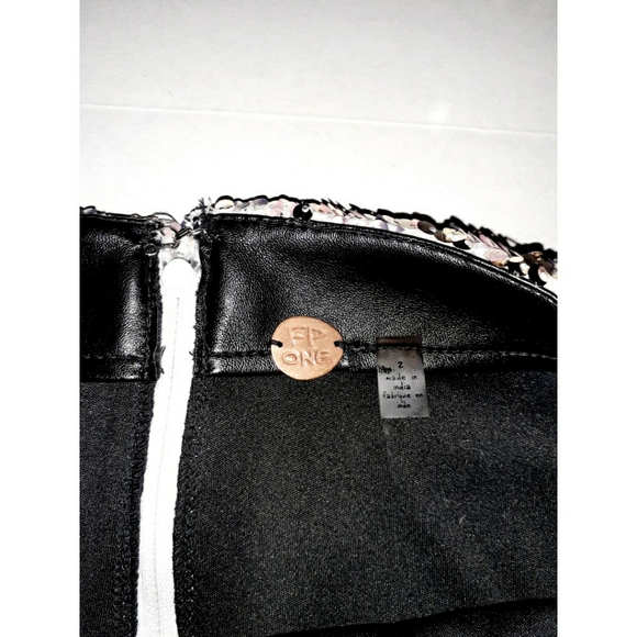 Free People Cheetah Print Sequin Mini Skirt - Picture 12 of 13